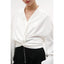 Silk shirt crop long sleeve - ZOE