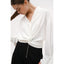Silk shirt crop long sleeve - ZOE