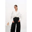 Silk shirt crop long sleeve - ZOE